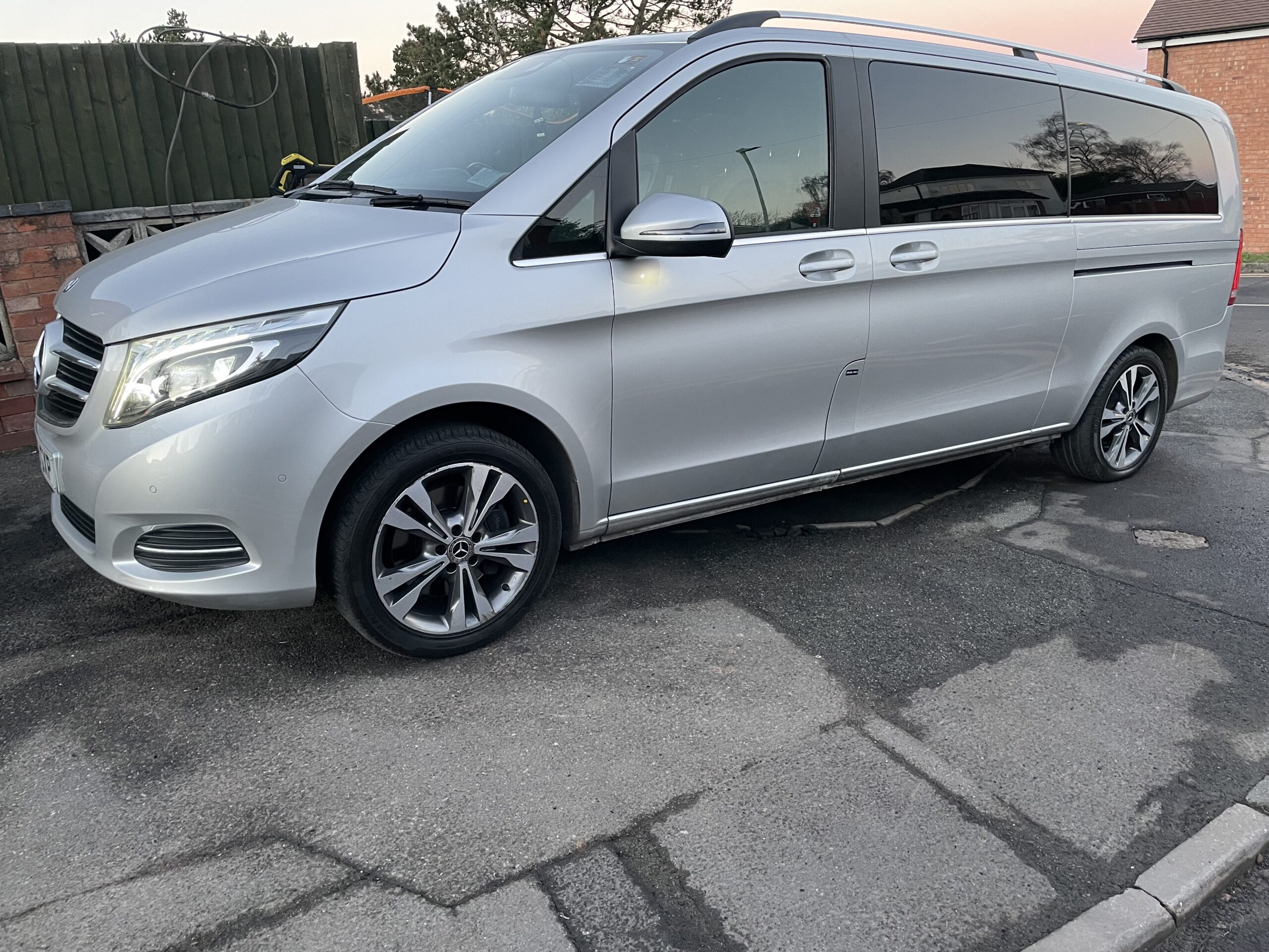 Mercedes V-Class chauffeur people carrier