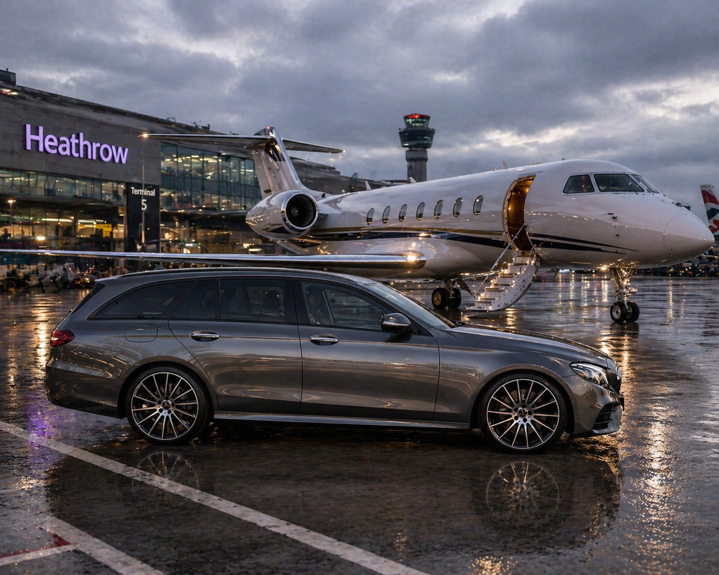 Mercedes E-Class Estate chauffeur car