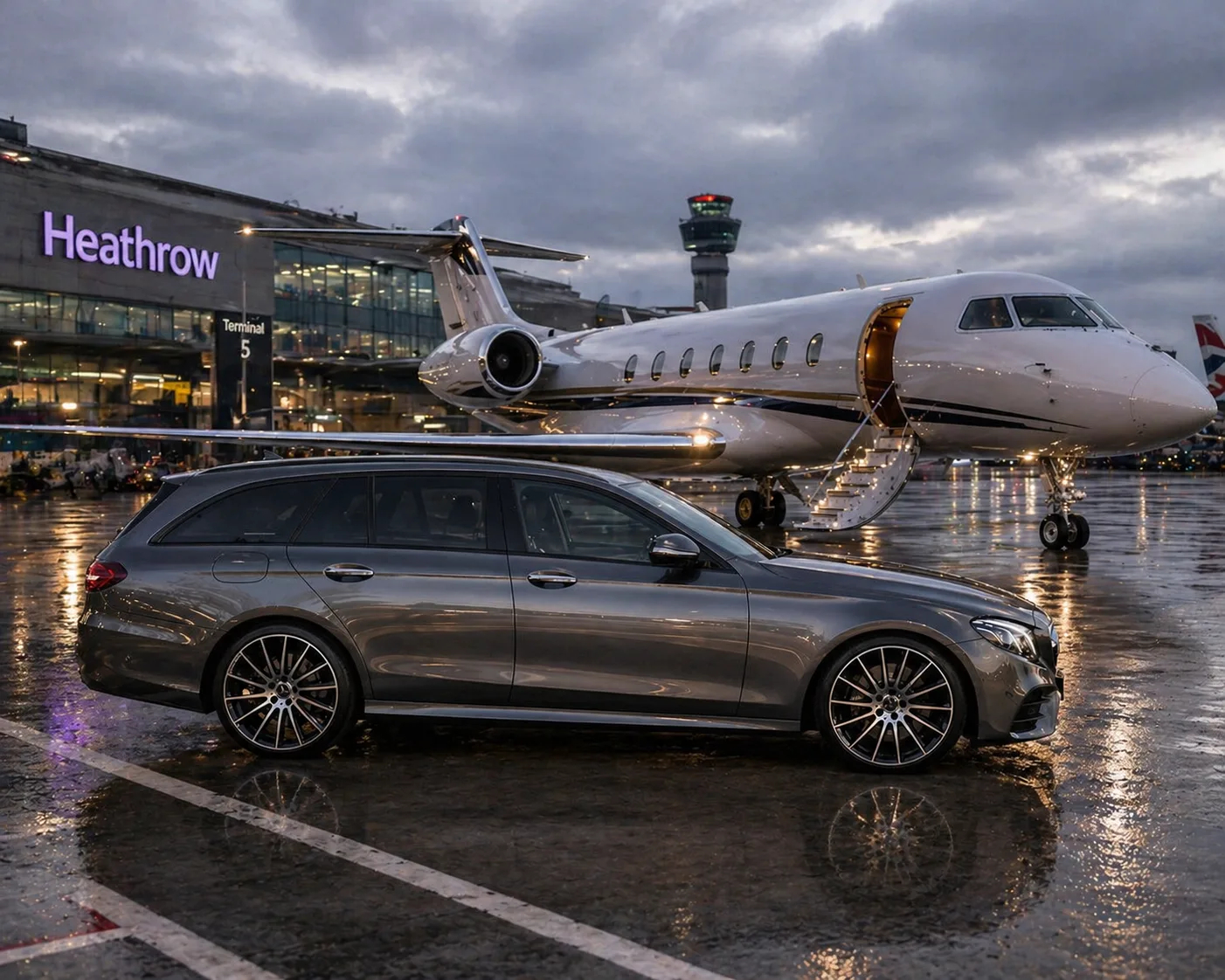 Mercedes E-Class Estate chauffeur car